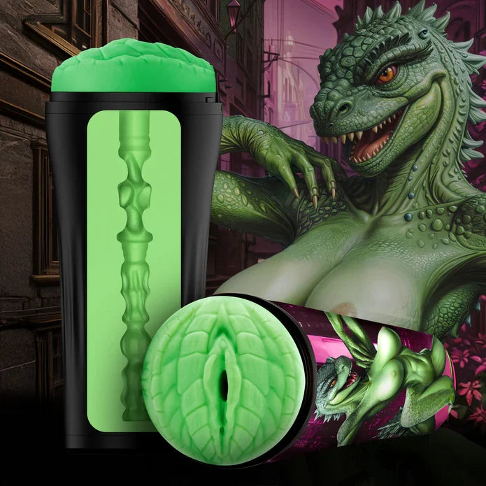Creature Cocks Fuckzilla (Green) – Textured Pussy Stroker > Sex Toys For Men > Masturbators > Fantasy