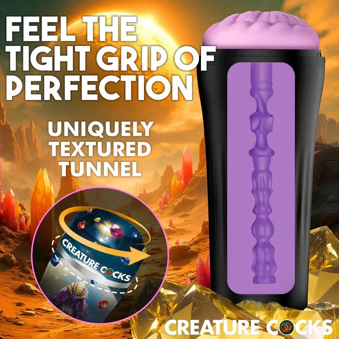 Creature Cocks Thanus (Purple) – Textured Rubber Ass Stroker > Sex Toys For Men > Masturbators > Fantasy