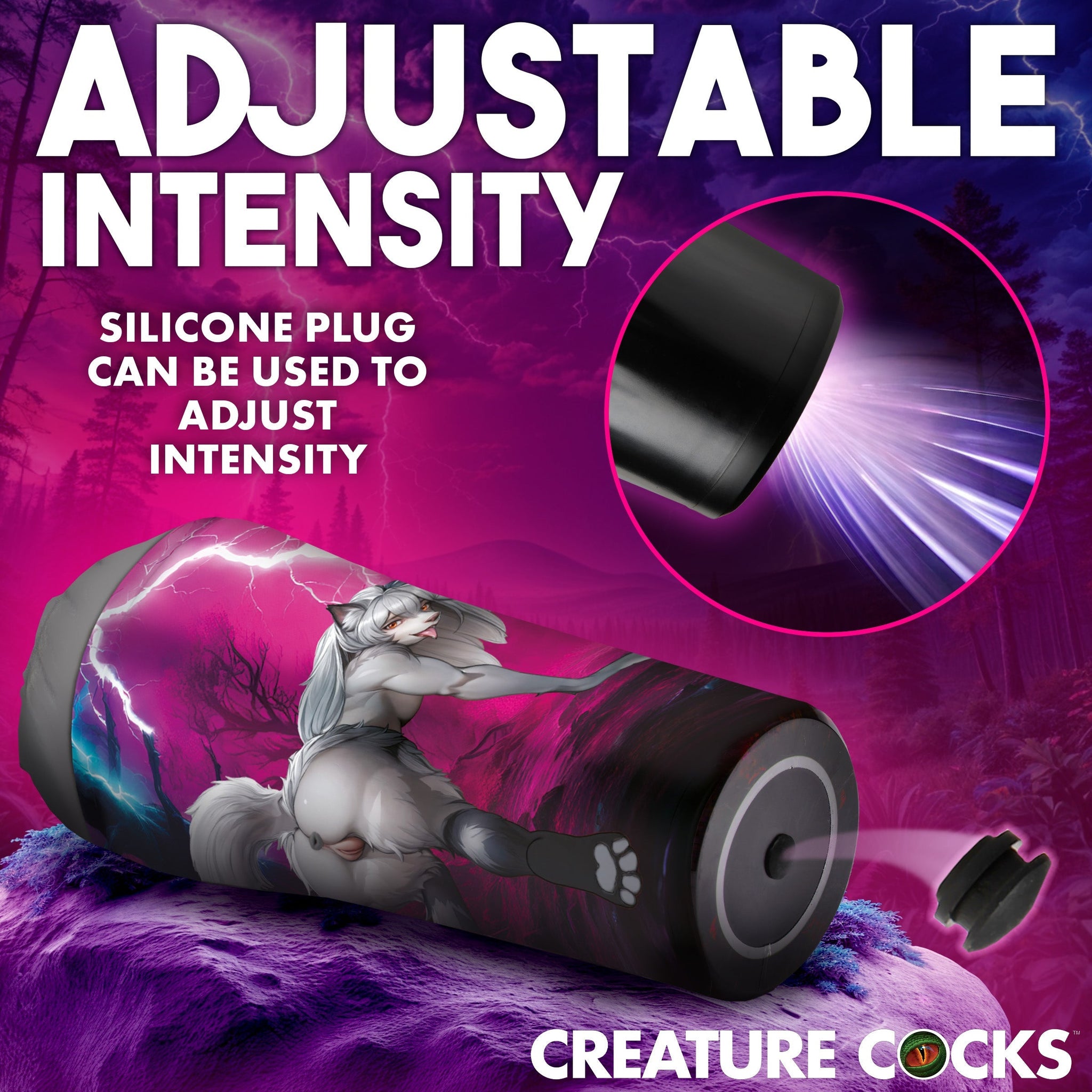 Creature Cocks Wild Wolf Ass Stroker – Realistic Rubber Stroker > Sex Toys For Men > Masturbators > Fantasy