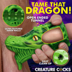Creature Cocks Dragon Tamer (Green) – Silicone Stroker > Sex Toys For Men > Masturbators > Fantasy