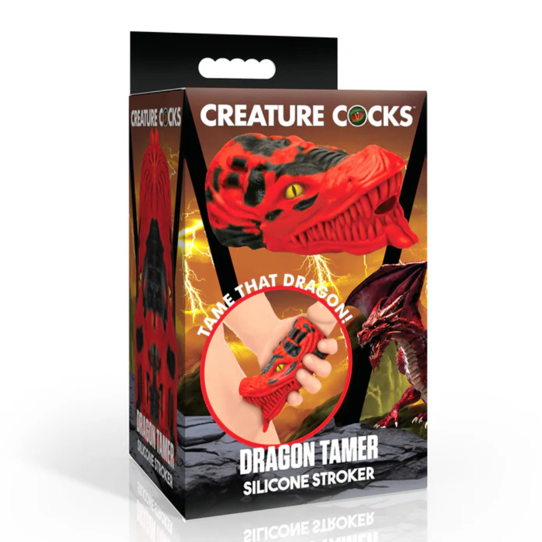 Creature Cocks Dragon Tamer (Red) – Silicone Stroker Default Title > Sex Toys For Men > Masturbators > Fantasy Main image