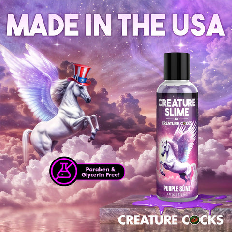 Creature Slime Purple Water Based Lubricant 4 Ounce Speciality Lubricants
