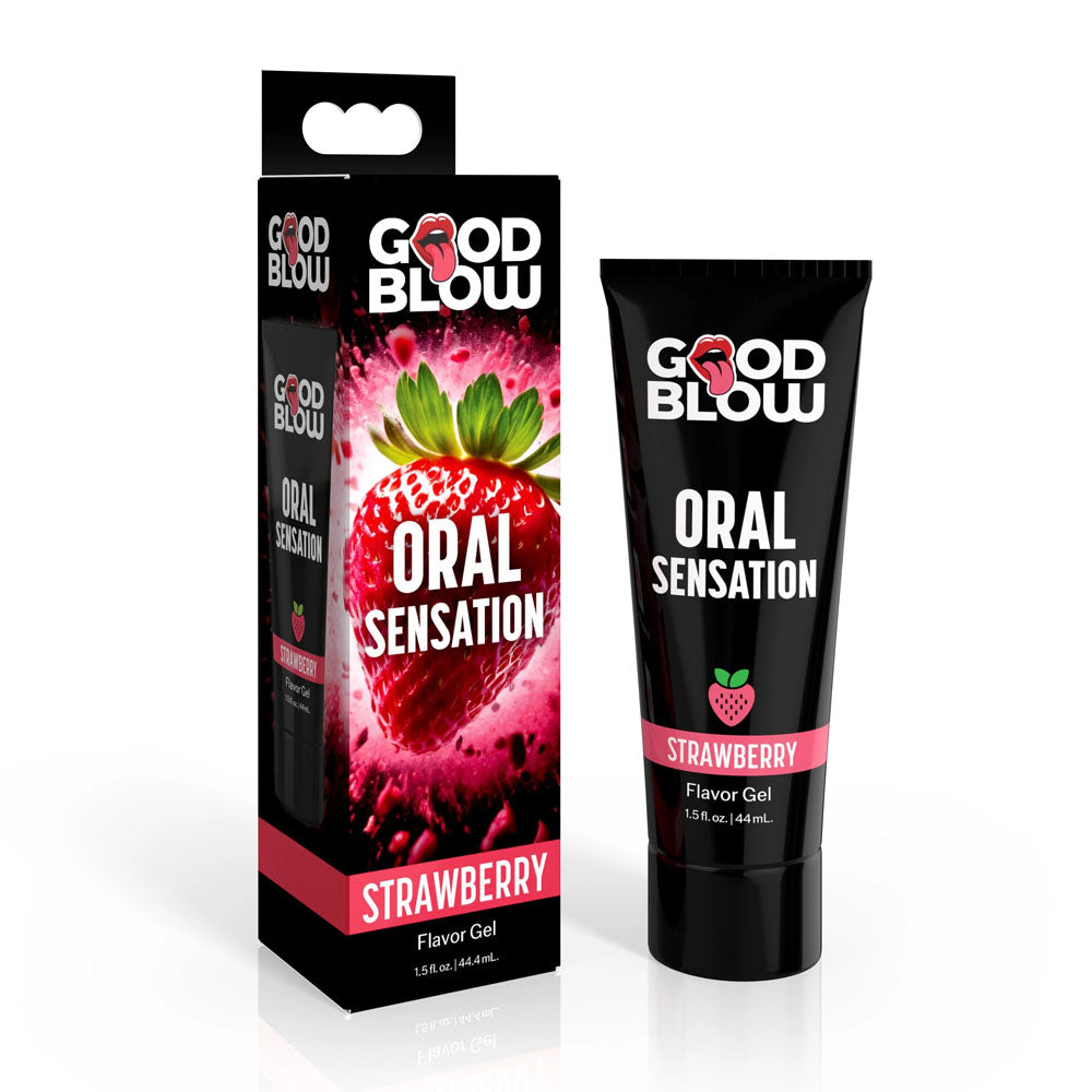 Good Blow Oral Sensation Gel Strawberry Flavored 44ml Tube > Lube > Oral Gels & Sprays Main image