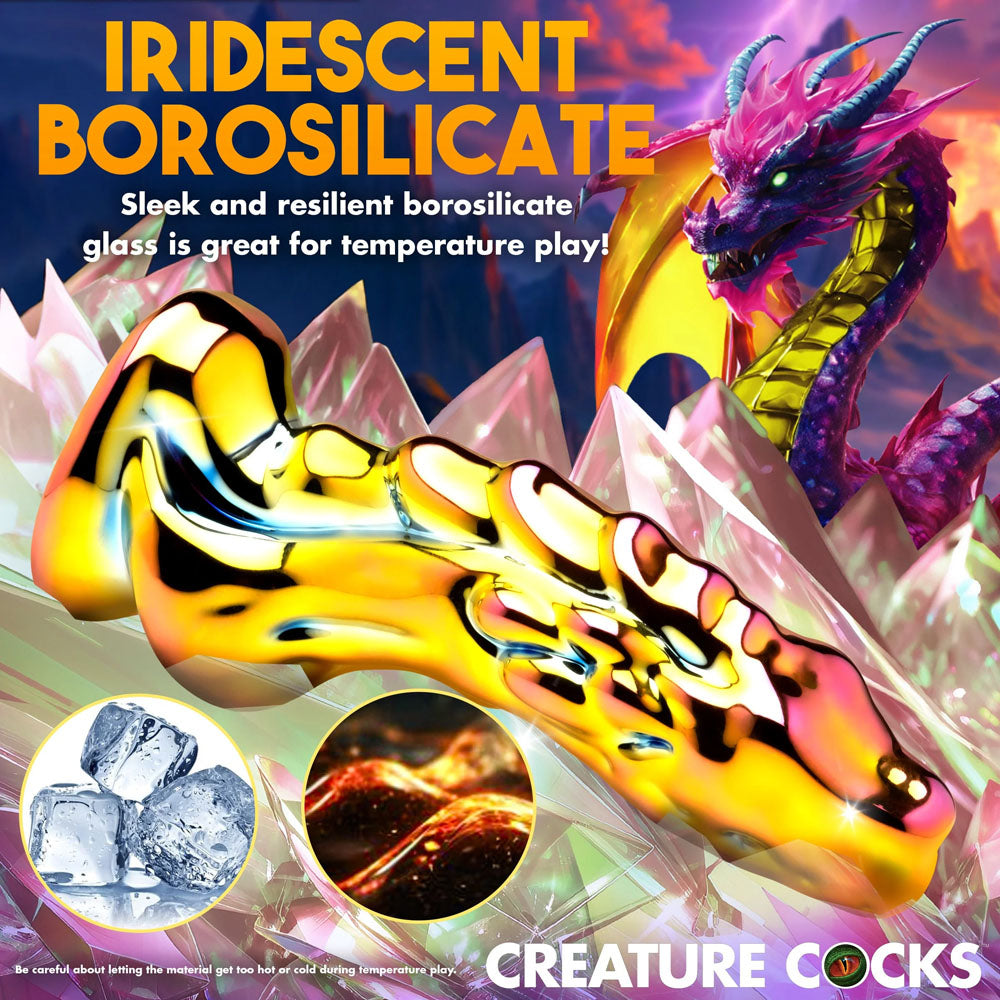 Creature Cocks Dragon Glass – 15.7 cm Glass Dildo > Dildos > Fantasy