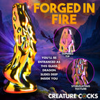Creature Cocks Dragon Glass – 15.7 cm Glass Dildo > Dildos > Fantasy
