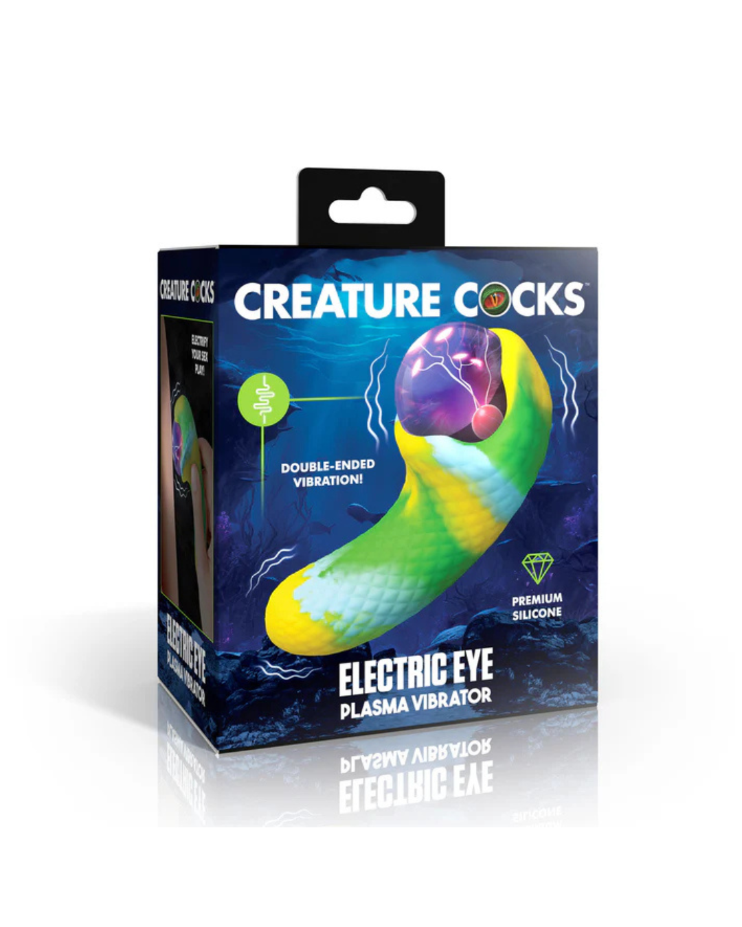Creature Cocks Electric Eye Plasma (Green-Blue-Yellow) – Dual Motor Vibrator Default Title > Vibrators > Unconventional Main image