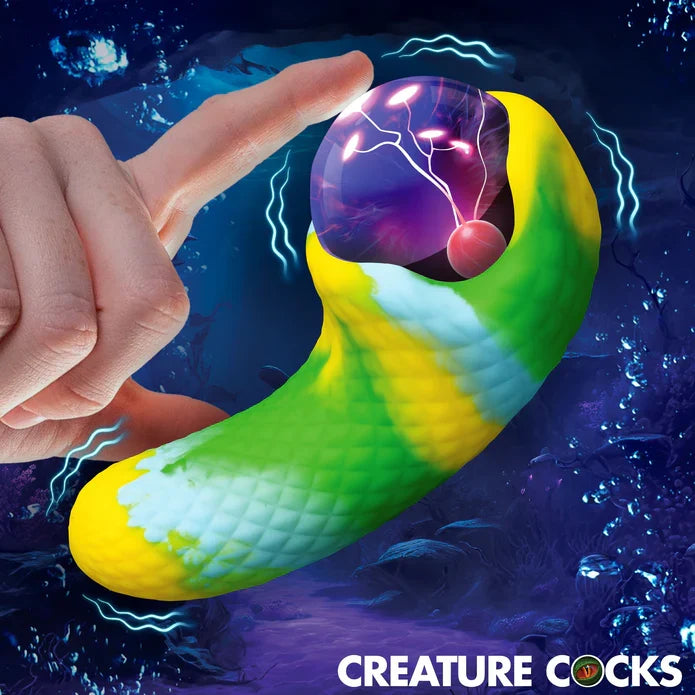 Creature Cocks Electric Eye Plasma (Green-Blue-Yellow) – Dual Motor Vibrator > Vibrators > Unconventional