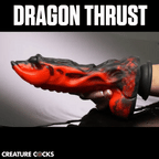 Creature Cocks Dragon Thrust – Vibrating Silicone Dildo > Dildos > Thrusting Dildos