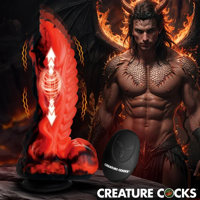 Creature Cocks Dragon Thrust – Vibrating Silicone Dildo > Dildos > Thrusting Dildos
