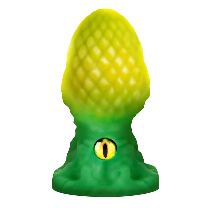 Eye of the Dragon 4.61" Silicone Butt Plug in Green by Creature Cocks > Dildos > Fantasy