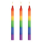 Master Series Pride Rainbow Drip Candles Set of 3 > Candles > Drip