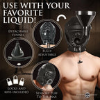 Master Series Degraded Sensory Deprivation Hood with Funnel – Sensory Hood > Bondage Gear > Medical Instruments