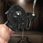 Master Series Degraded Sensory Deprivation Hood with Funnel – Sensory Hood > Bondage Gear > Medical Instruments