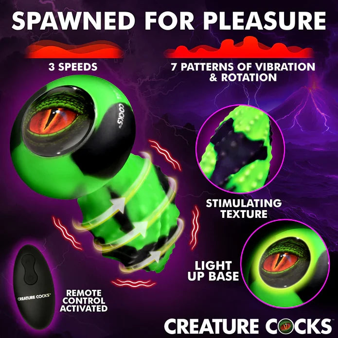 Creature Cocks Eye of the Spawn – Vibrating Silicone Butt Plug > Anal Range > Vibrating Butt Plugs