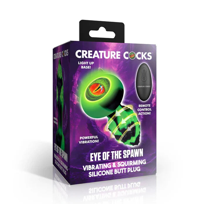 Creature Cocks Eye of the Spawn – Vibrating Silicone Butt Plug > Anal Range > Vibrating Butt Plugs