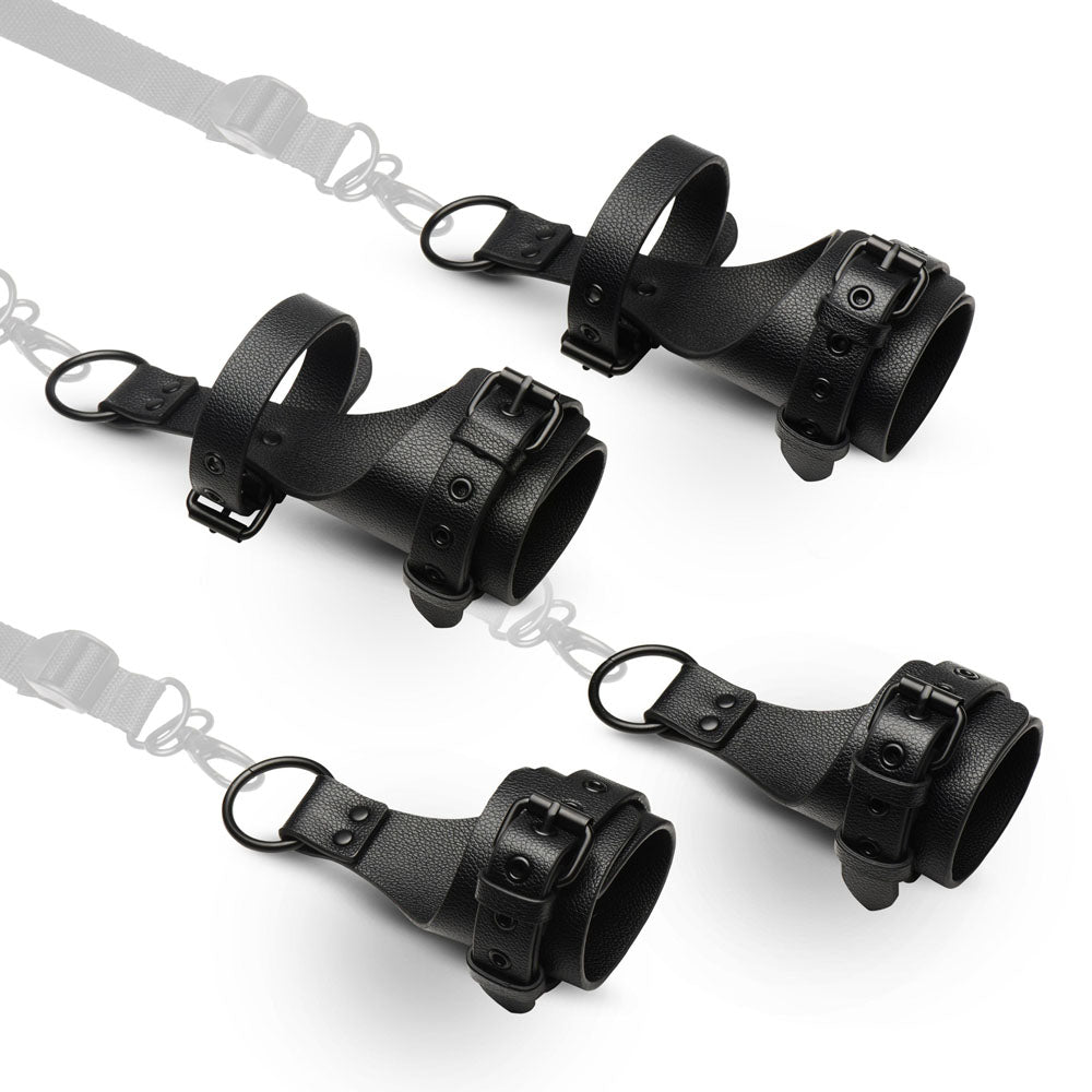 Master Series All Access (Vegan Leather) – Bed Restraint Kit > Bondage Gear > Bed Restraints