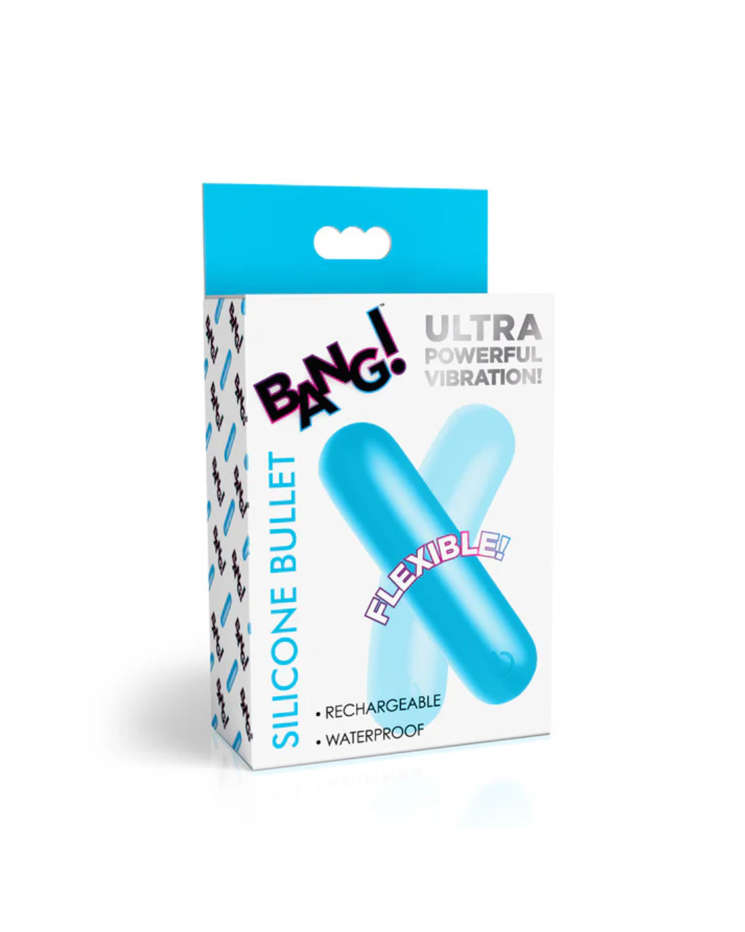 Bang Flexible Silicone Bullet Vibrator Blue Blue BULLETS