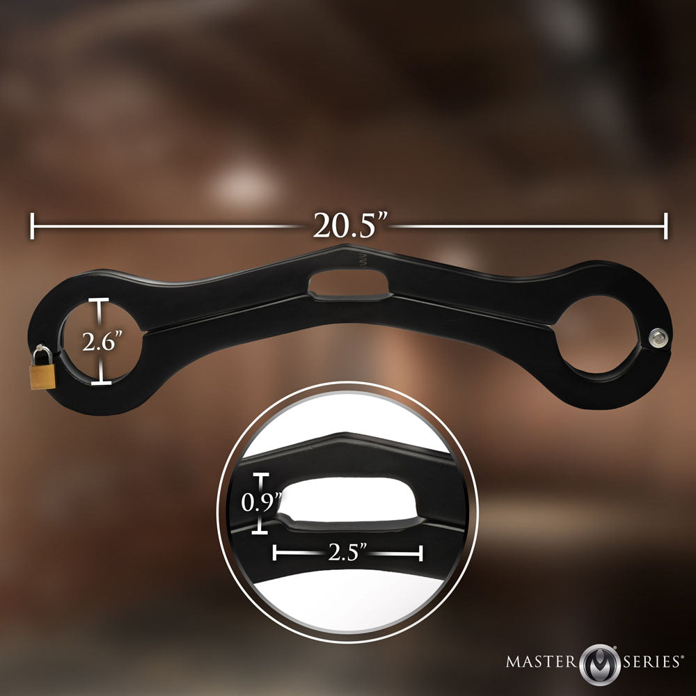 Master Series Punished – Balls to Wrist Humbler Restraint Device > Bondage Gear > Bed Restraints