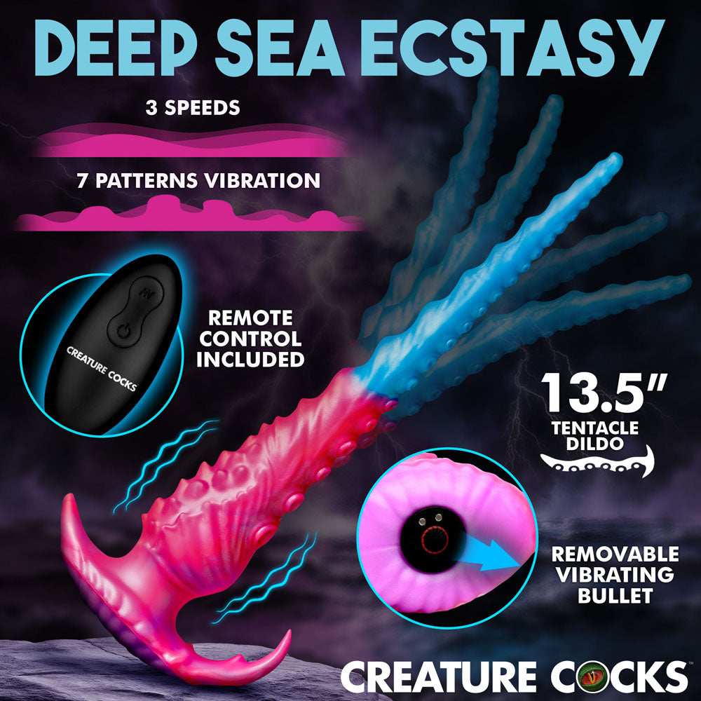 Creature Cocks Vibropus – 34.3 cm USB Rechargeable Vibrating Tentacle Dildo > Dildos > Fantasy
