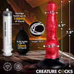 Creature Cocks Hell Hound Squirting Dildo – 19.8 cm Silicone > Dildos > Squirting Dildos