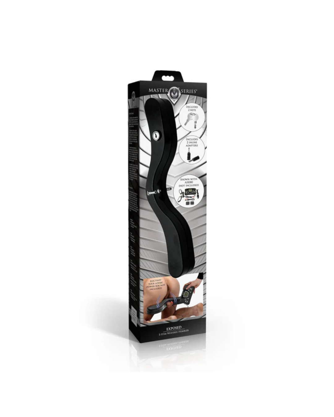 Master Series Exposed E Stim Wooden Humbler for Bondage Play Default Title E-STIM TOYS