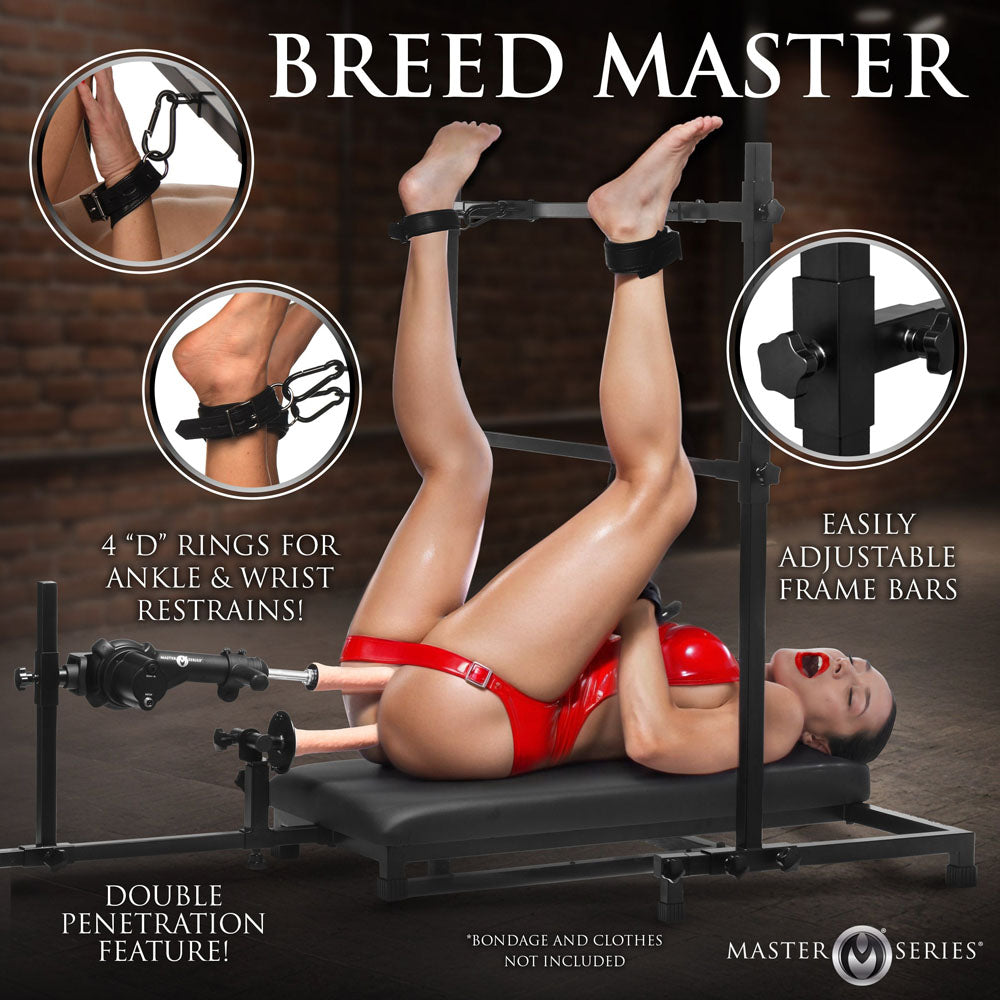 Master Series Breed Master Breeding Stand with Sex Machine > Sex Toys > Sex Machines