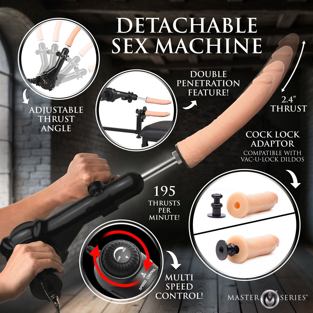 Master Series Breed Master Breeding Stand with Sex Machine > Sex Toys > Sex Machines