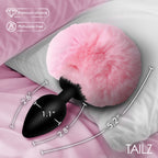 Tailz Fluffy Bunny Tail Silicone Butt Plug > Anal Range > Tail Butt Plugs