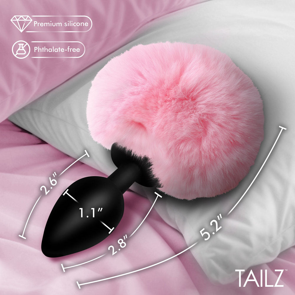 Tailz Fluffy Bunny Tail Silicone Butt Plug > Anal Range > Tail Butt Plugs