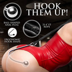 Master Series Roped Metal Anal Hook – Stainless Steel, 3.6cm > Bondage Gear > Medical Instruments