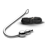 Master Series Roped Beaded Anal Hook – Stainless Steel > Bondage Gear > Medical Instruments