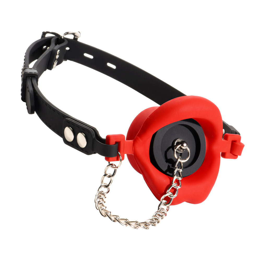 Master Series Plugged Silicone Feeding Gag > Bondage Gear > Gags and Bits
