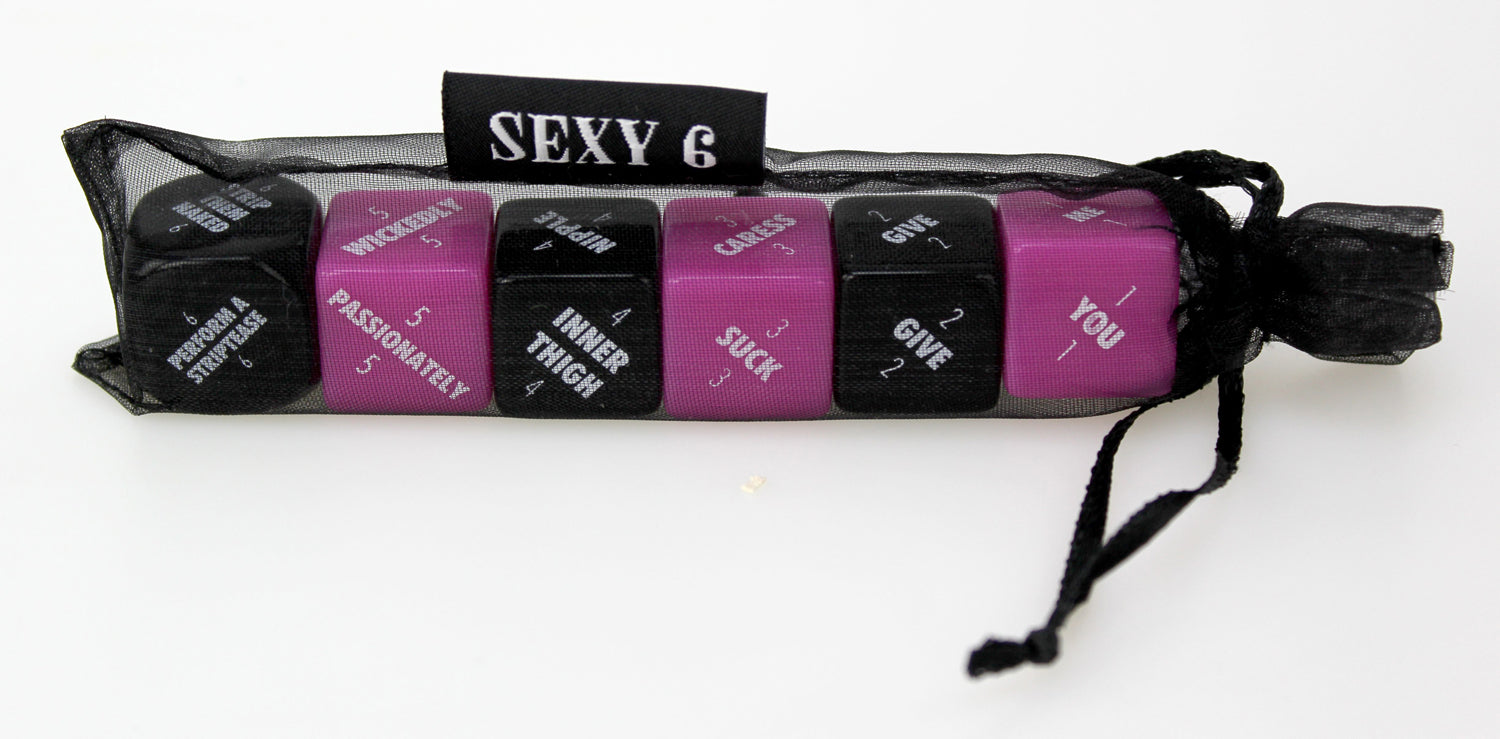 Sexy 6 Dice Foreplay Edition – Foreplay Dice > Novelties > Games