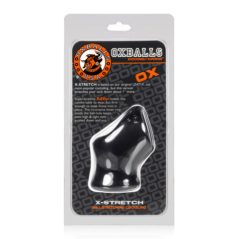 Unit X Stretch Cocksling in Black for Enhanced Comfort and Support Black COCK RINGS Sling