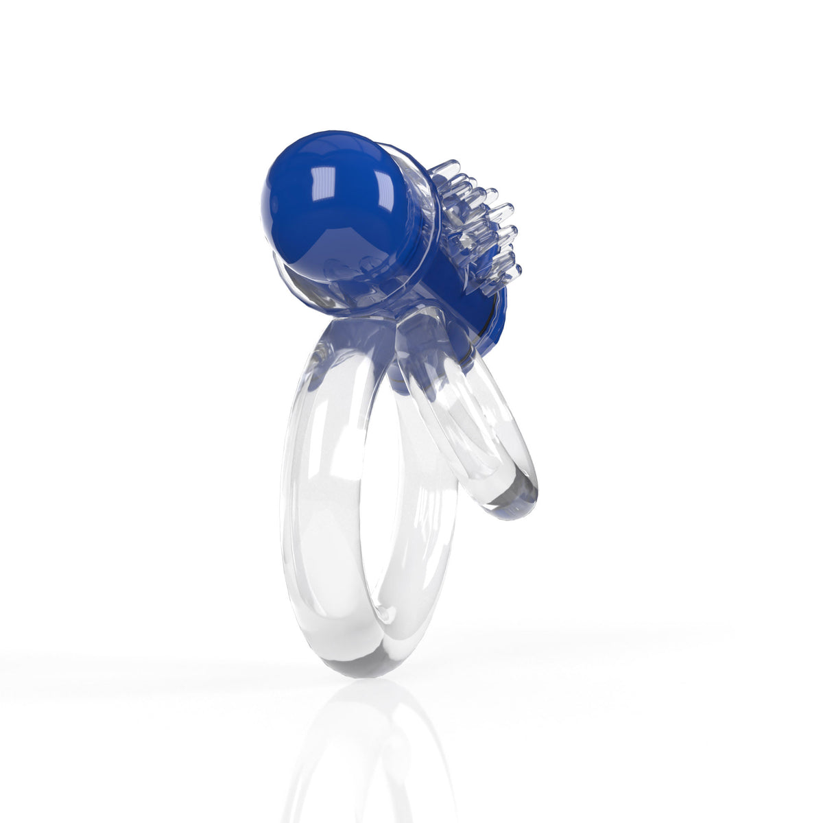 Double O 6 4B Vibrating Ring with Raised Ticklers and Long-Lasting Batteries – Vibrating Ring > Cock Ring > Vibrating
