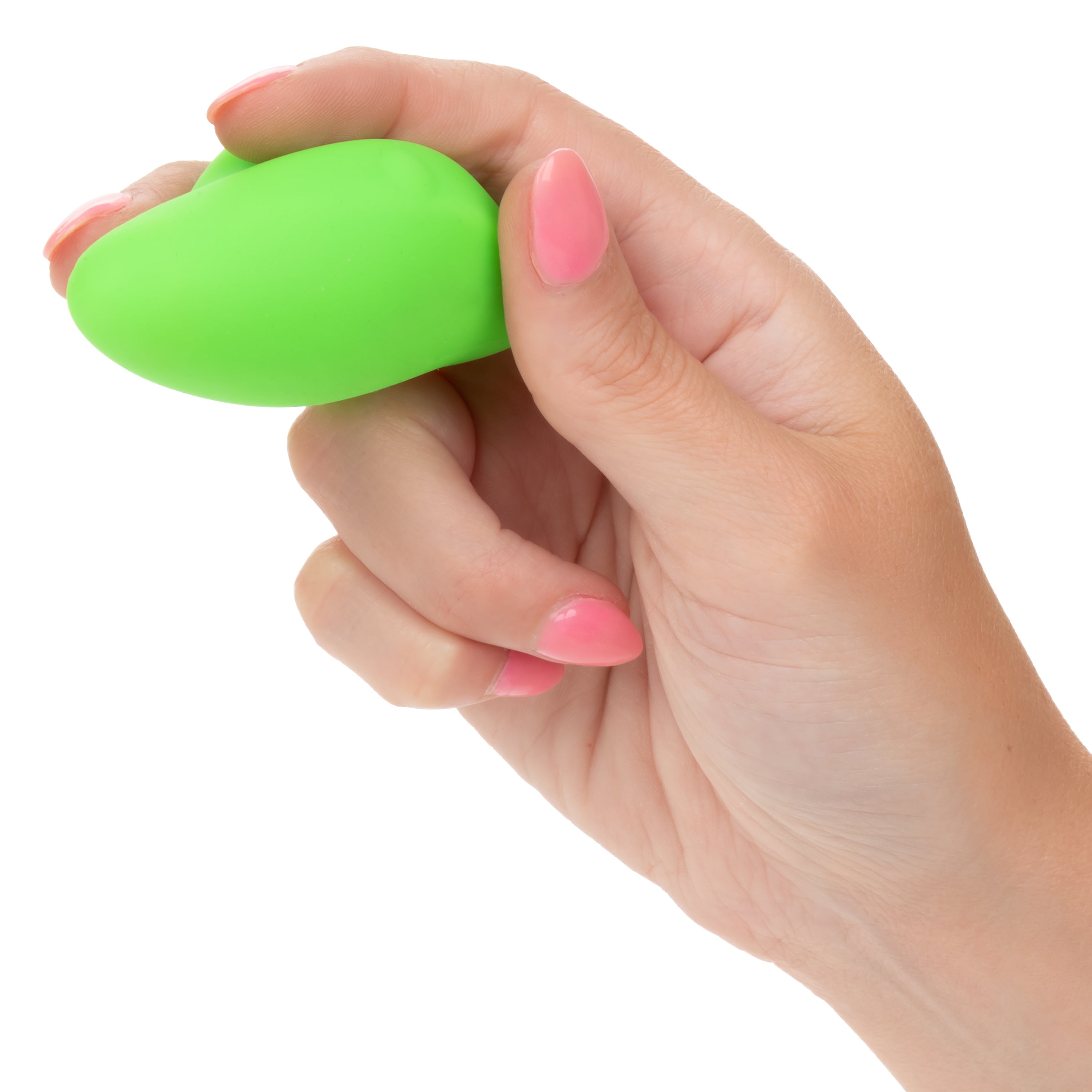 Neon Vibes The Ecstasy Vibe Green Silicone Handheld Massager with 10 Functions and Rechargeable > Vibrators > Finger Vibrators