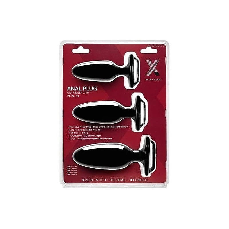 Xplay Finger Grip Plug Starter Kit by Perfect Fit - Anal Dildos