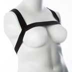 Gender Fluid Billie Harness L-XXL Black Elastic Stretch Unisex Body-Hugging Design L XL > Clothes > Womens Harnesses