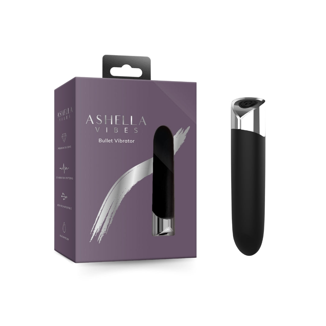 Ashella Vibes Bullet Vibrator Rechargeable with 10 Powerful Vibration Functions Default Title BULLETS