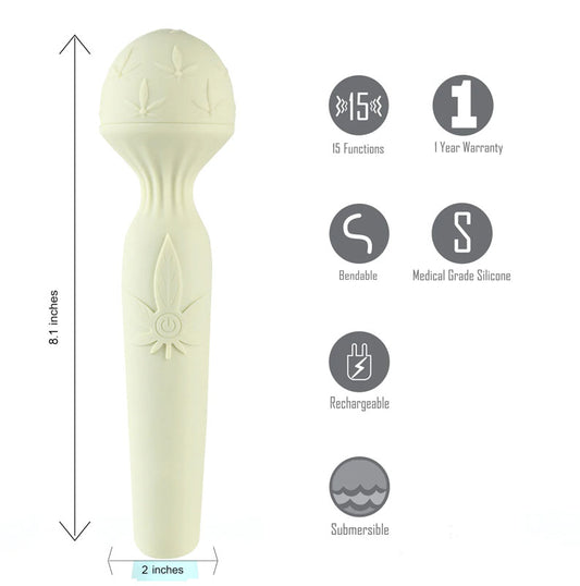 Maia Marlie 420 -  20.6 cm USB Rechargeable Massage Wand