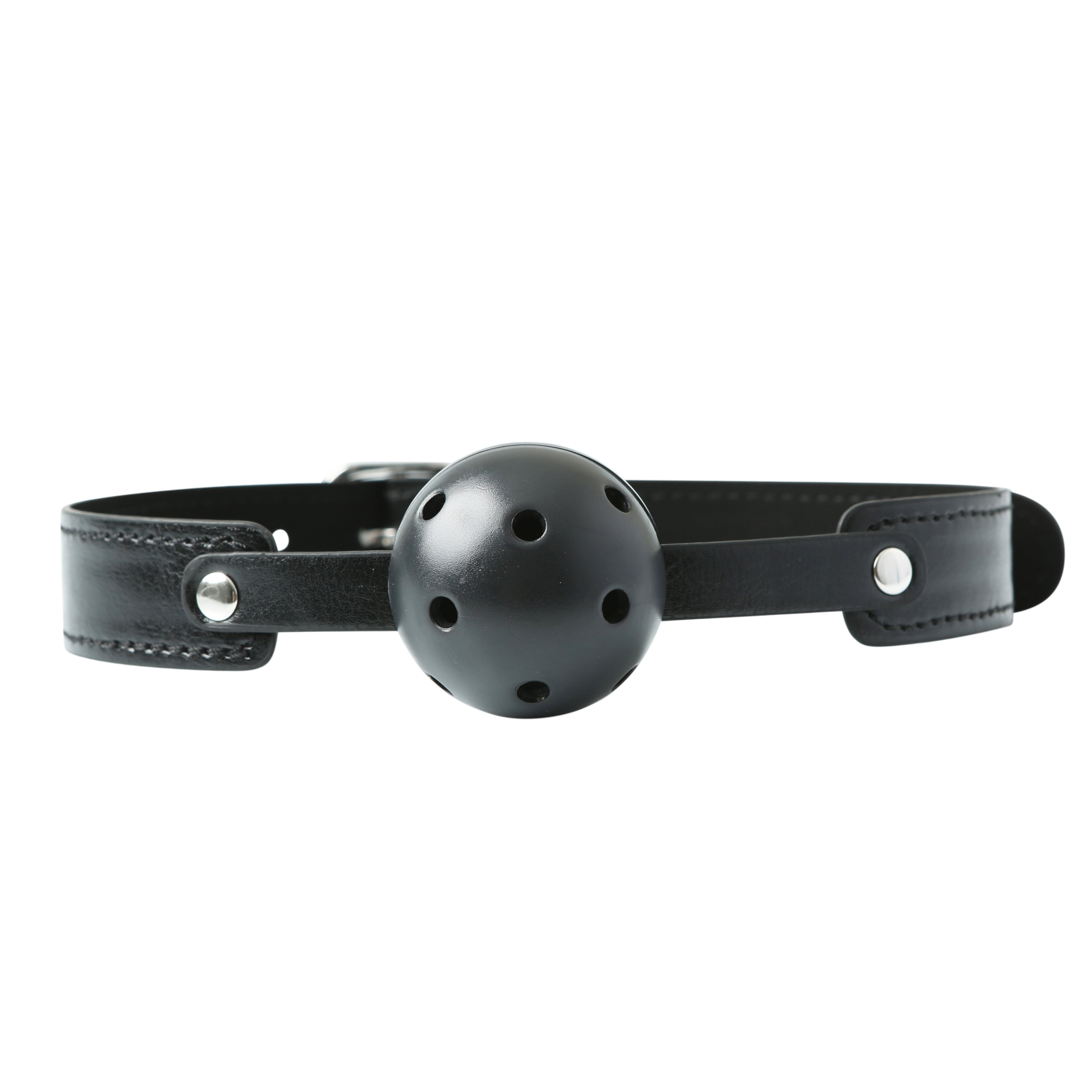 Sex & Mischief Breathable Ball Gag with 5 cm Diameter and Adjustable Strap Mouth Restraint > Bondage Gear > Gags and Bits