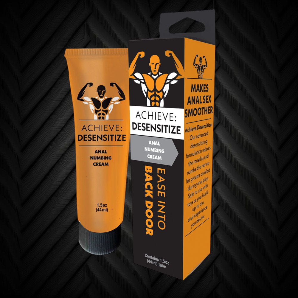 Achieve: Desensitize Cream 2oz for Enhanced Pleasure Anal Lubricant
