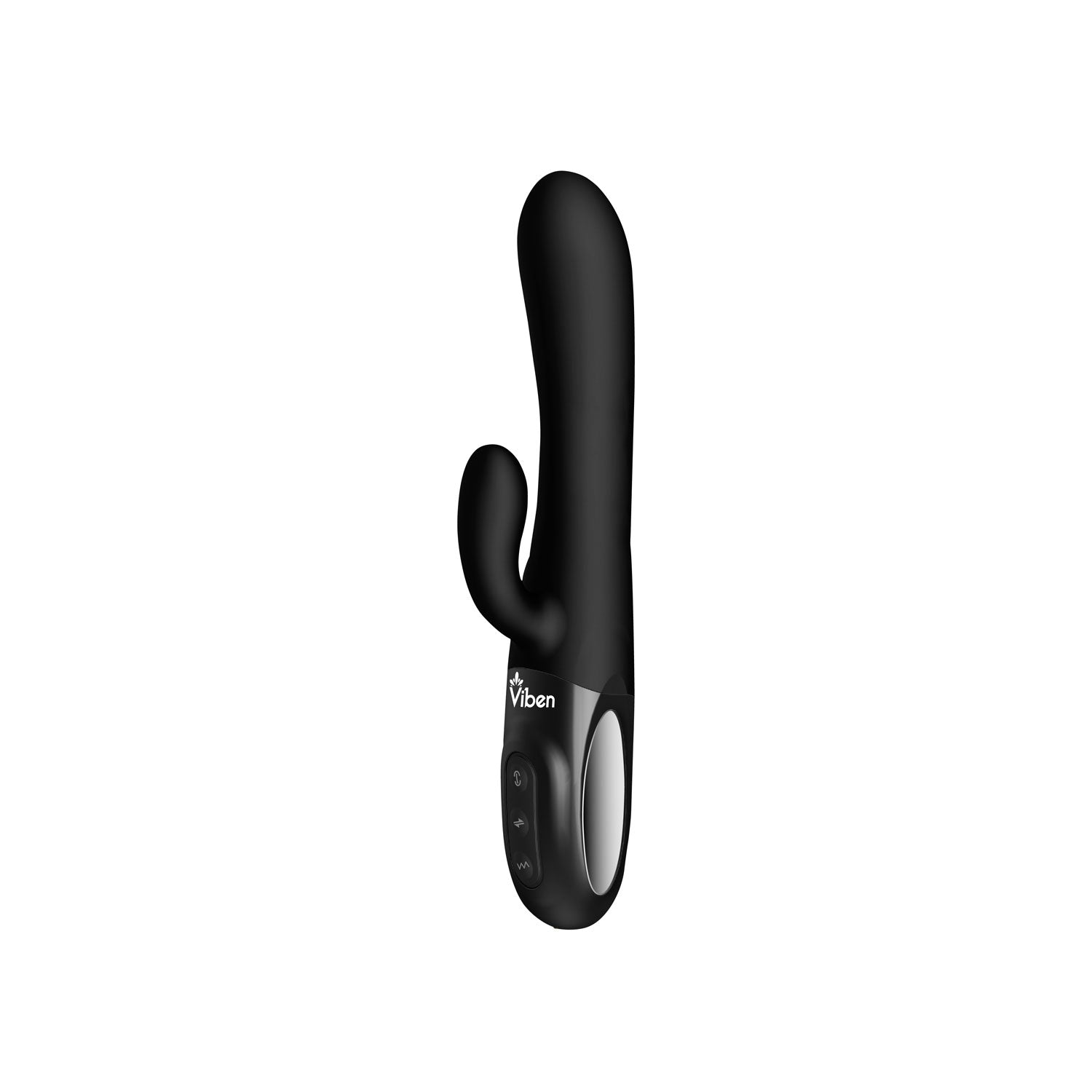 Viben Hypnotic Thrusting Rabbit Vibe with Swinging Clit Stimulator in Black VIBRATORS-RABBIT