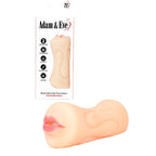 Adam & Eve Bang & Blow Deep Throat Stroker – Dual Sensation Male Stroker Flesh > Sex Toys For Men > Masturbators > Manual
