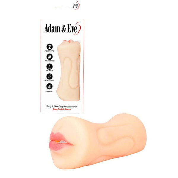 Adam & Eve Bang & Blow Deep Throat Stroker for Ultimate Pleasure  Adult  Stuff Warehouse