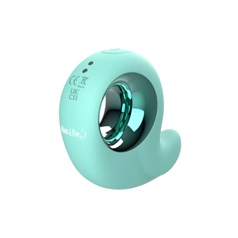 Adam & Eve Curvy Cutie Pleasure Combo Teal Tapping Stimulator Secondary image