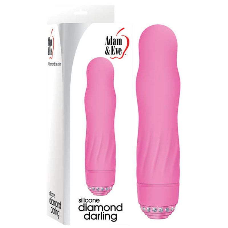 Adam & Eve Diamond Darling 12.1 cm Vibrator with 10 Speeds Pink > Vibrators > Finger Vibrators