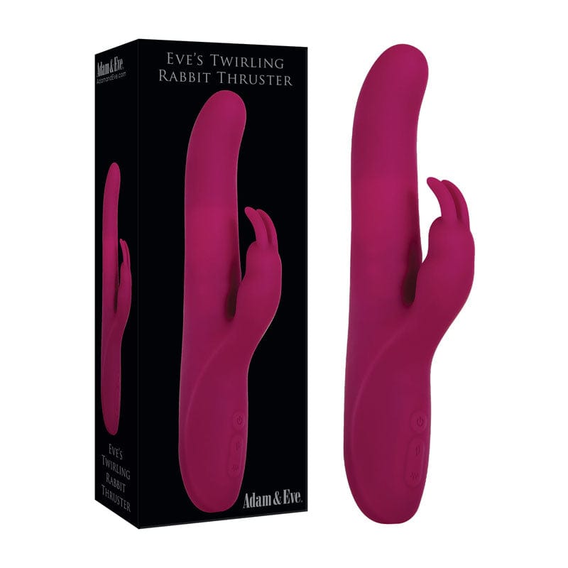 Adam & Eve Eve's Twirling Rabbit Thruster 24.1cm Purple > Vibrators > Ladies > Rabbit Multi