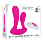 Adam & Eve Dual Entry Vibe 11cm Length Pink > Sex Toys > Couples Toys