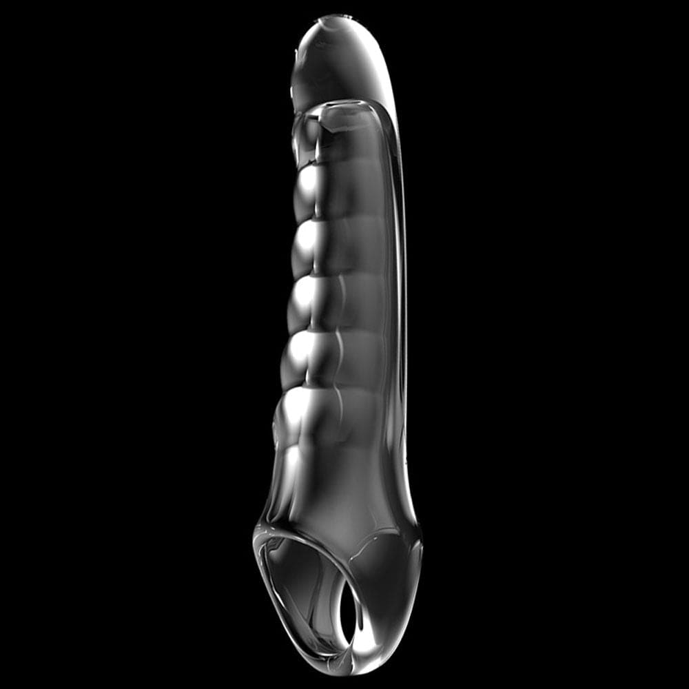 Adam & Eve Ridged Rider 7 Inch Penis Extension > Sex Toys For Men > Penis Sleeves